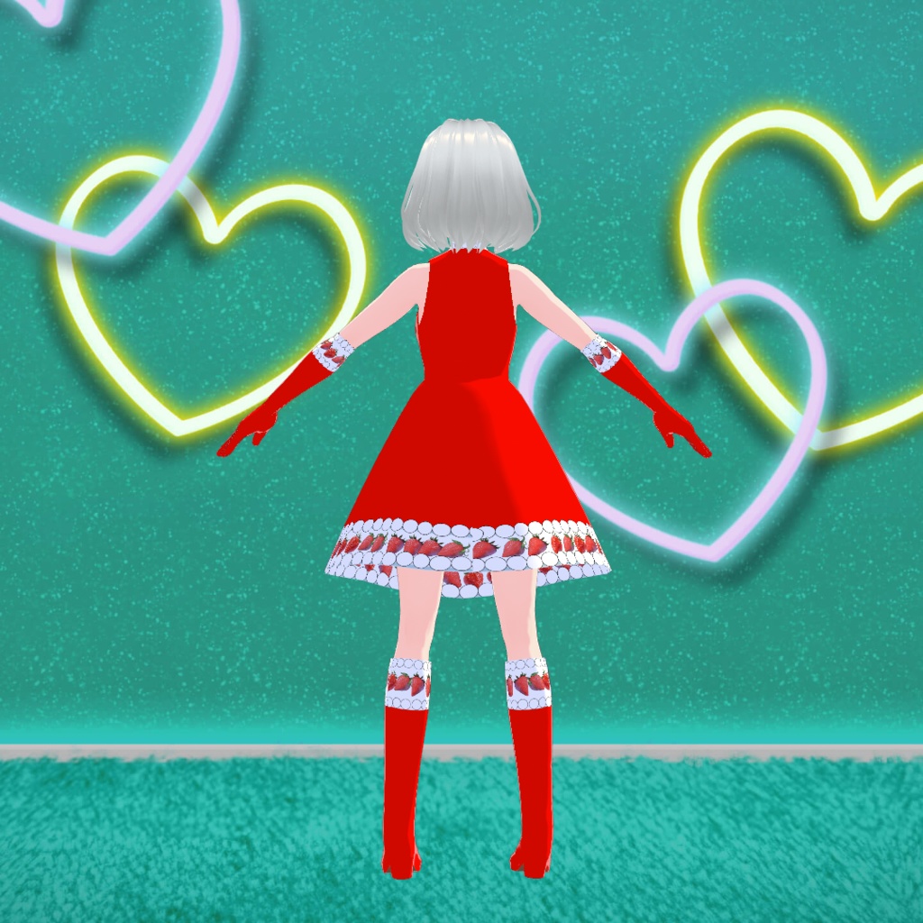 【無料版/支援版】VRoid正式版「クリスマスドレス」