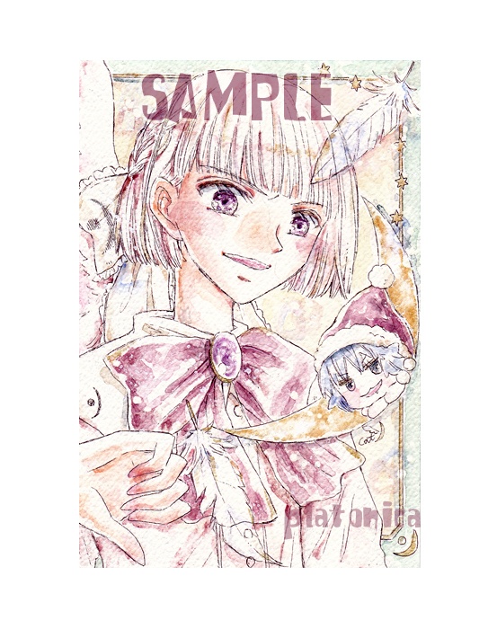 *原画(4枚組)*『東方』白き利権:番外/サグメ、他