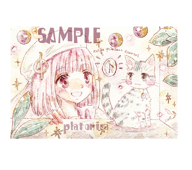 *原画*創作『道案内ちゃんのおまもり』