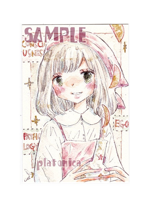 *原画(5枚)*創作『意識と病理化と自我』他、『東方』