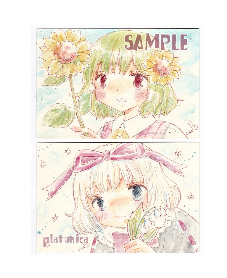 *原画(2枚)*『東方』風見幽香&メディスン・メランコリー