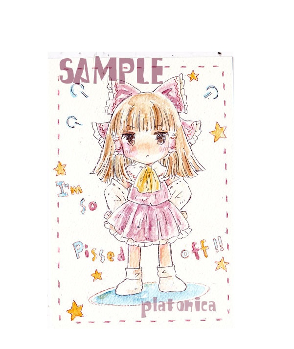 *原画*『東方』激おこ霊夢さん♪