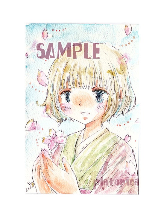 *原画(4枚)*創作『魂のゆくえ』/『東方』豊姫、他