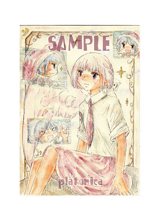 *原画(5枚)*『東方』サグドレちゃん、創作『苺ちゃん』、他