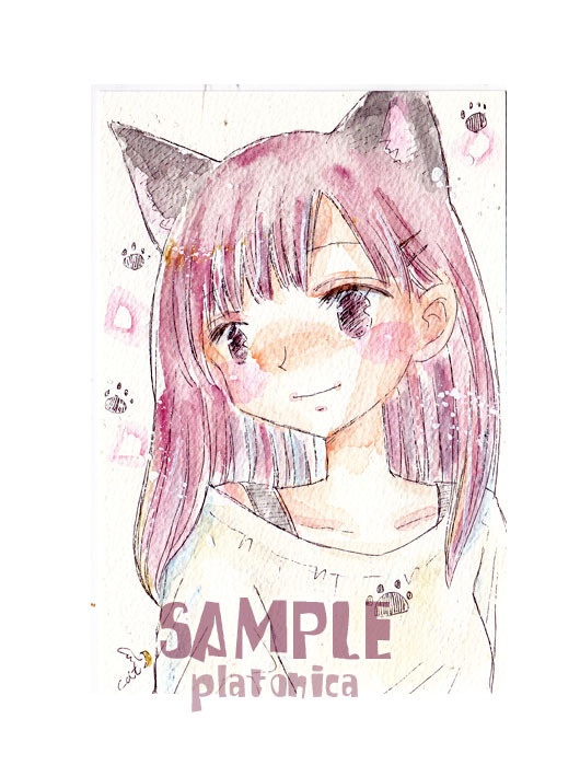 *原画*創作『黒猫のお姉さん』
