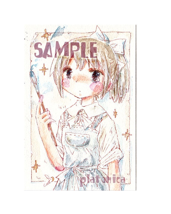 *原画(5枚)*創作『絵描きさん』/『東方』サグドレちゃん、他