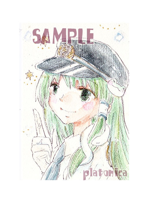 *原画*『東方』police officer 早苗さん☆