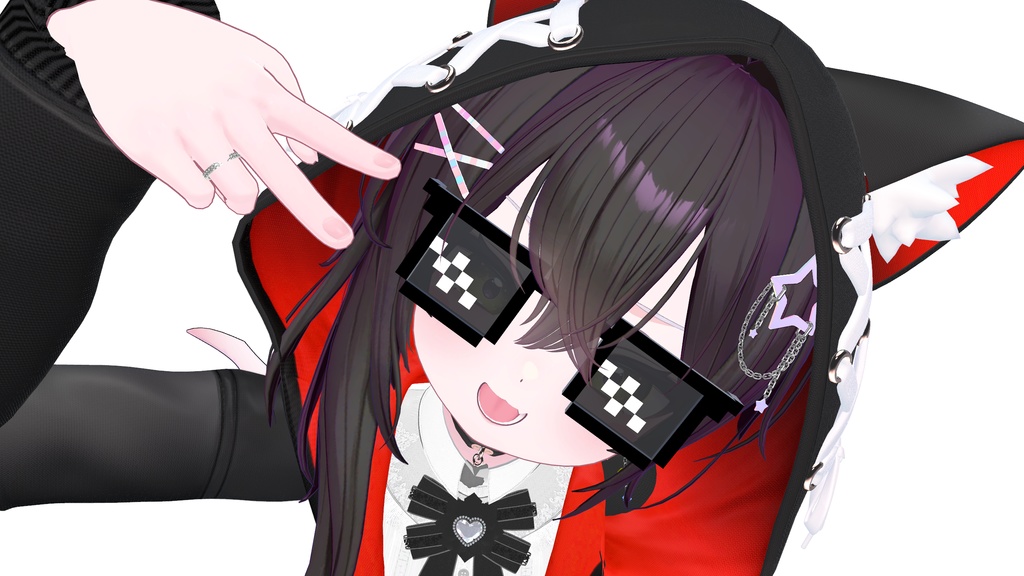 【MA対応・7アバター対応】ハイスペック8bit Glass