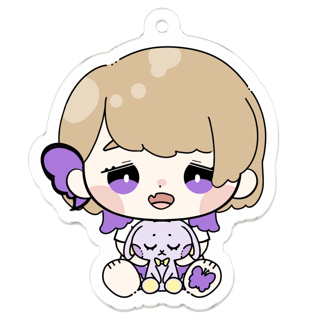 ぬいぐるみ風アクリルキーホルダー