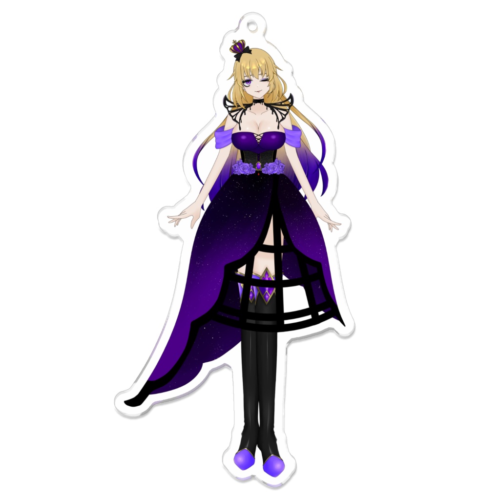 闇落ち姫 アクリルキーホルダー