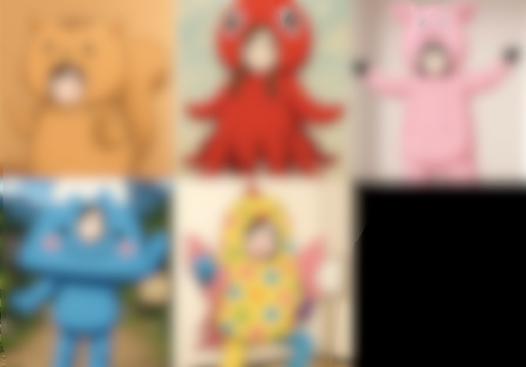 【AI】着ぐるみ姿の女の子イラスト-1