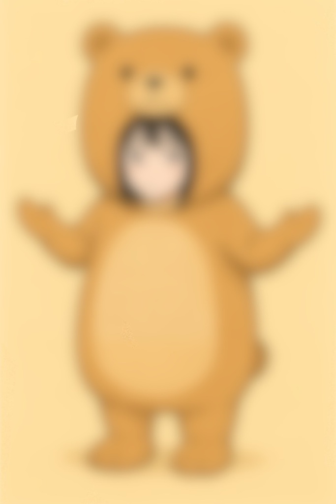 【AI】着ぐるみ姿の女の子イラスト-3