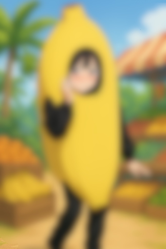 【AI】着ぐるみ姿の女の子イラスト-4