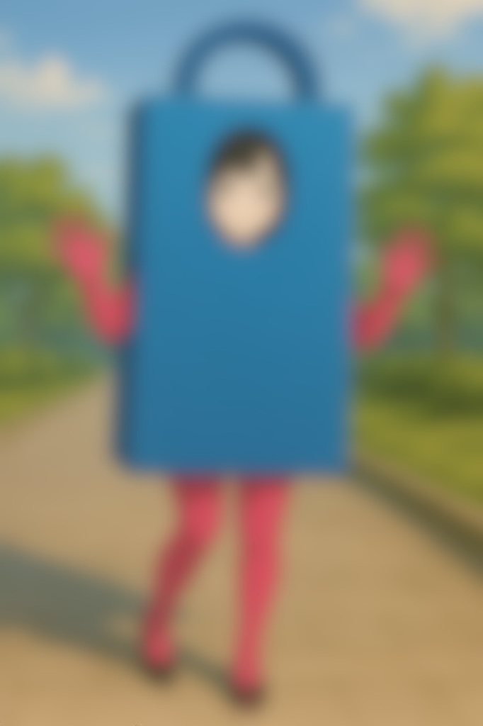【AI】着ぐるみ姿の女の子イラスト-5