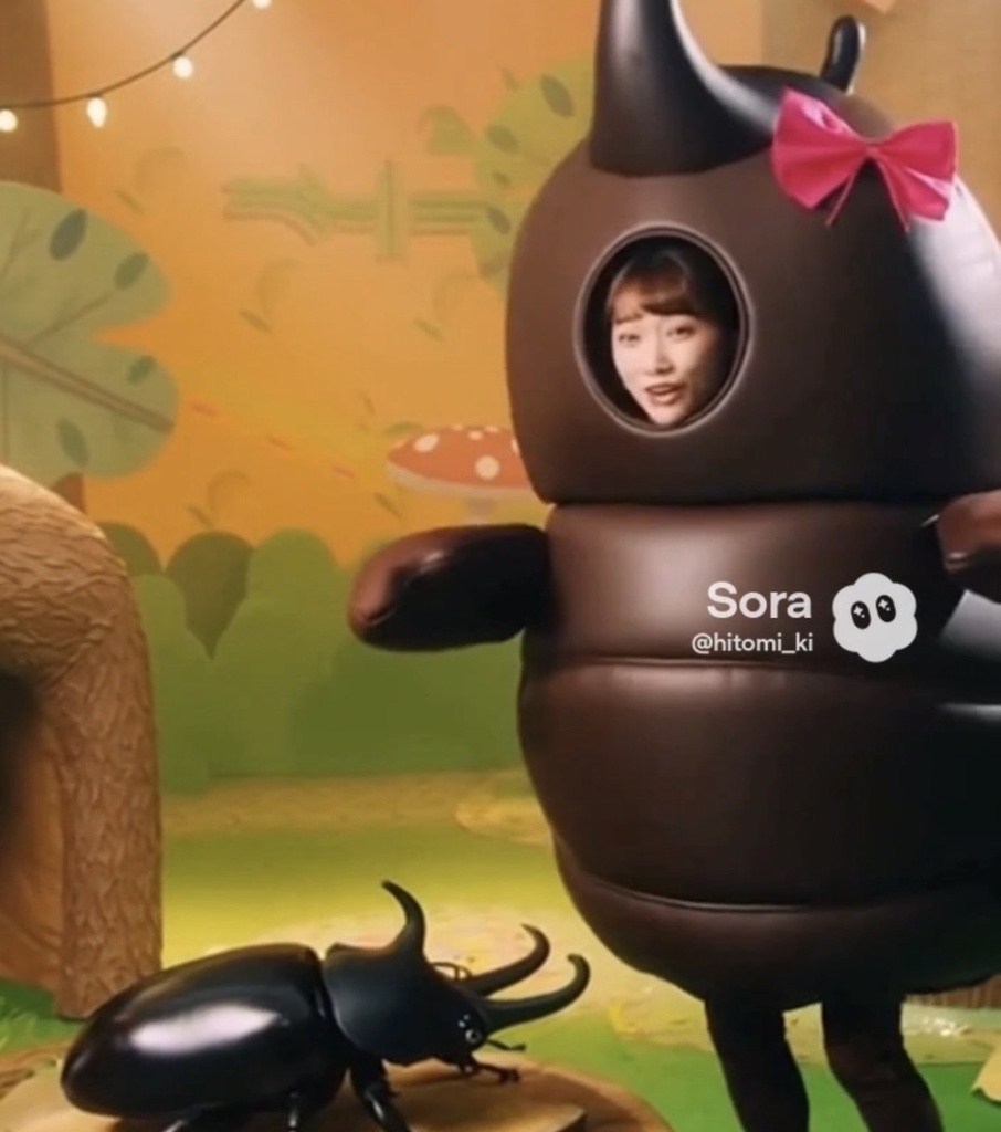 【AI動画】着ぐるみで踊る歌のお姉さんのPV+メイキング