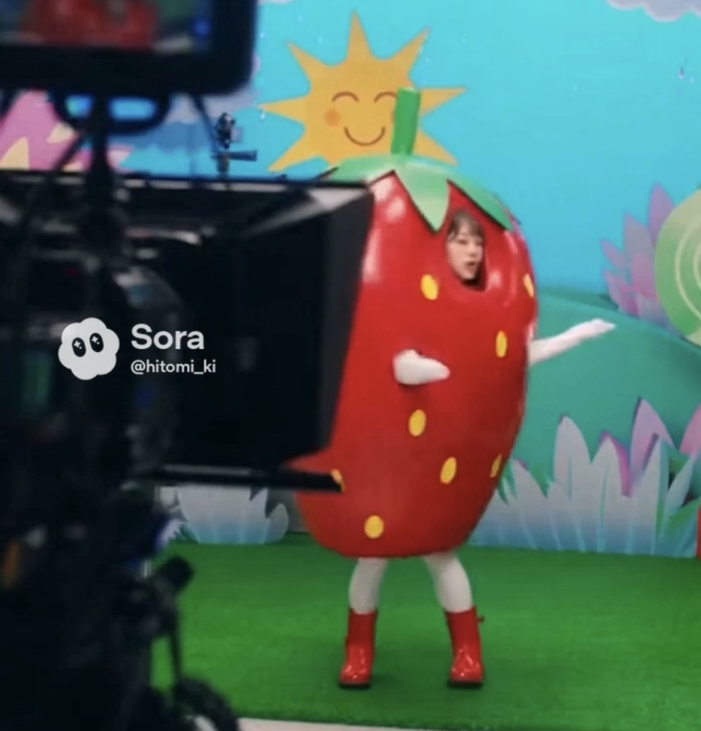 【AI動画】着ぐるみで踊る歌のお姉さんのPV+メイキング