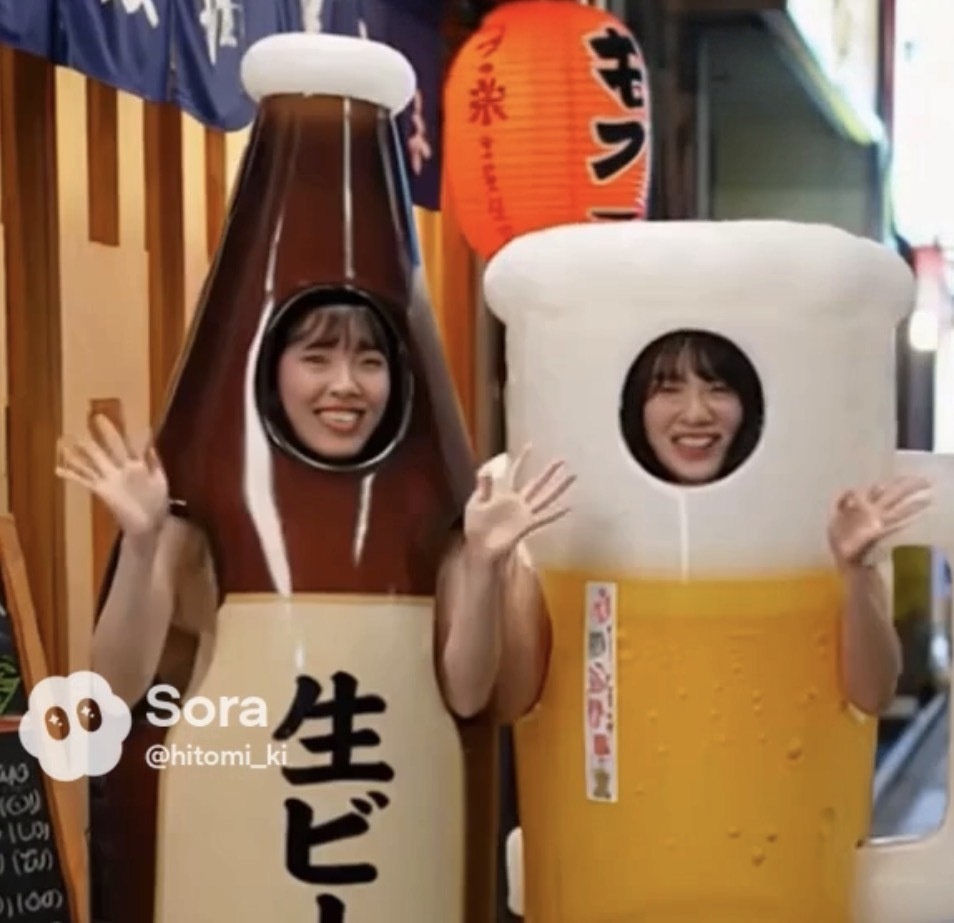 【AI動画】働く着ぐるみ女子大学生・ゆり