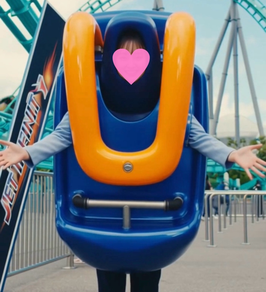 【AI動画・縦】様々な姿で案内するテーマパークスタッフ・れな 10本セット