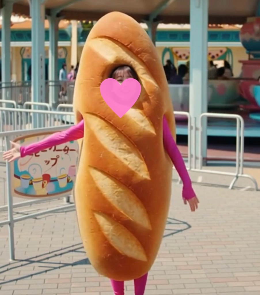 【AI動画・縦】様々な姿で案内するテーマパークスタッフ・れな 10本セット