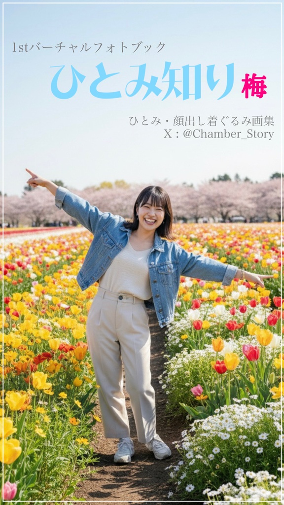 【AI生成】1stバーチャルフォトブック ひとみ知り 顔出し着ぐるみ画集【梅】