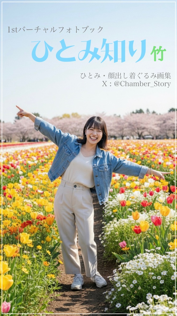 【AI生成】1stバーチャルフォトブック ひとみ知り 顔出し着ぐるみ画集【竹】