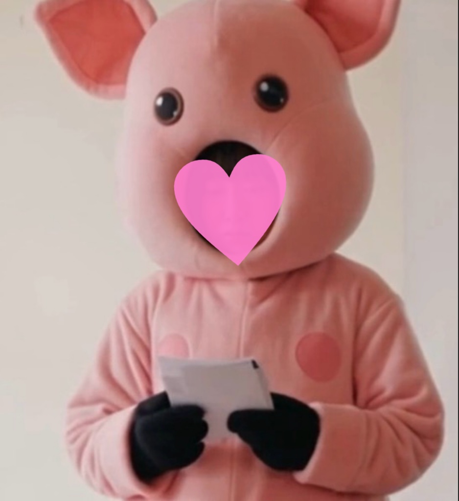 【AI動画・横】豚の罰ゲーム・かおり