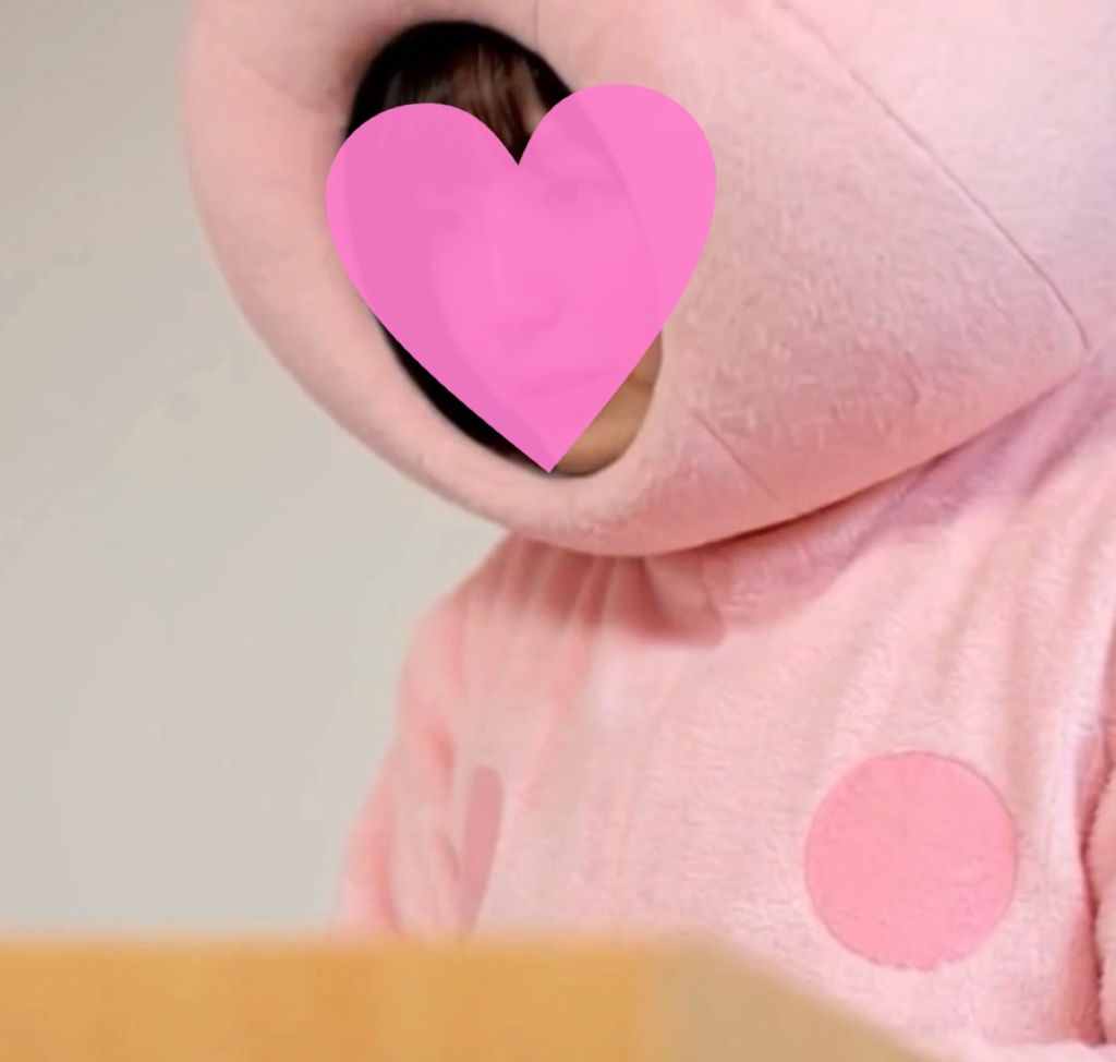 【AI動画・横】豚の罰ゲーム・かおり