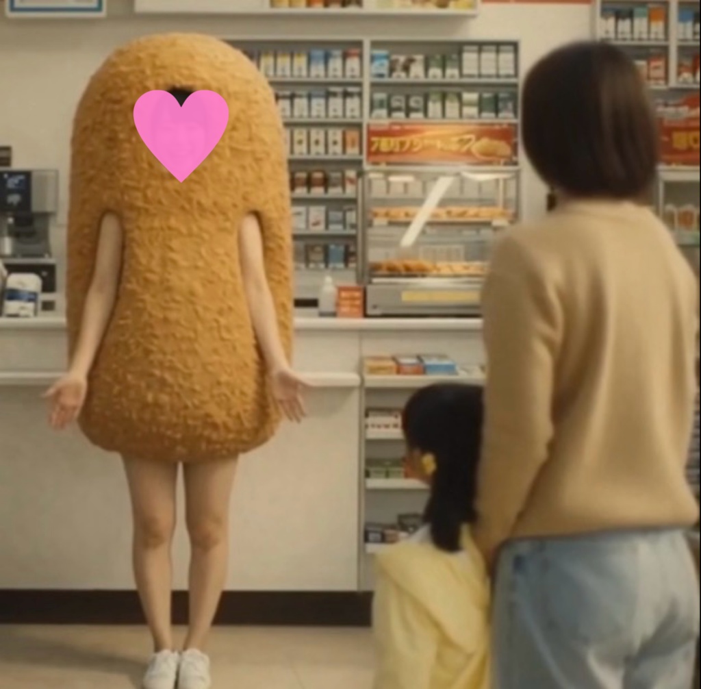 【AI動画・横・Light版】揚げ物コンビニ店員