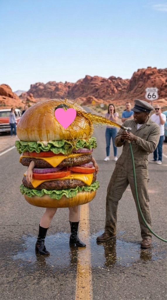 【AI生成】バーガークイーン 72枚