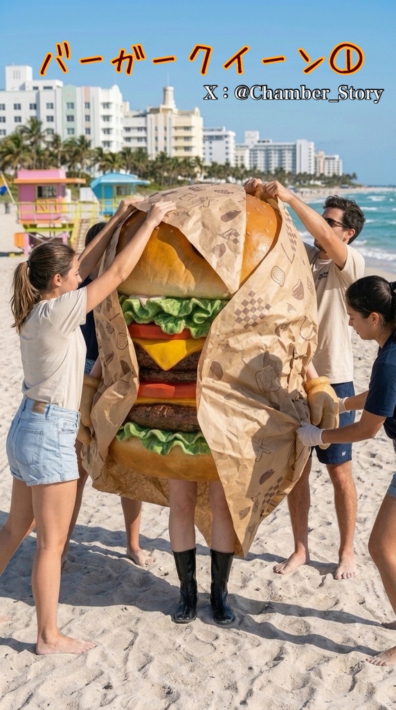 【AI生成】バーガークイーン 72枚