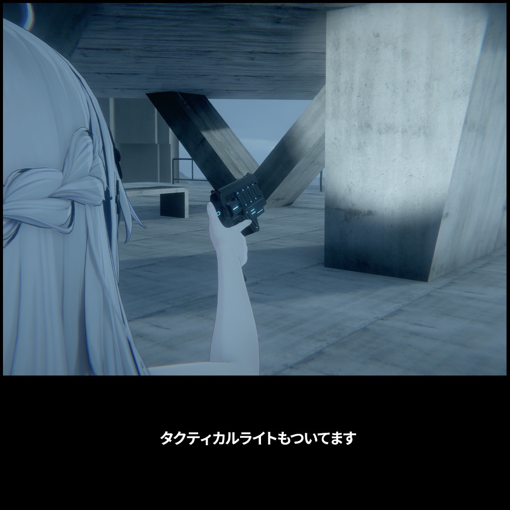 【ギミック付3D武器モデル】プラズマリボルバー - Peace Bringer - 【MA設定済】