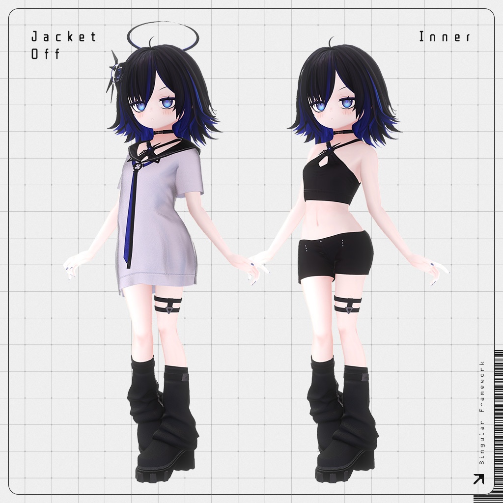 Nebulowl - ねびゅろーる - 【オリジナル3Dモデル】