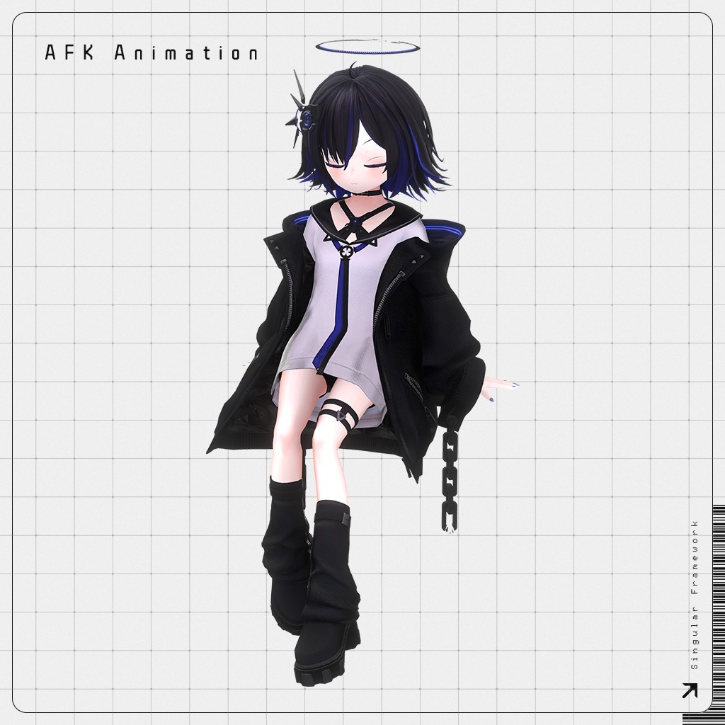Nebulowl - ねびゅろーる - 【オリジナル3Dモデル】