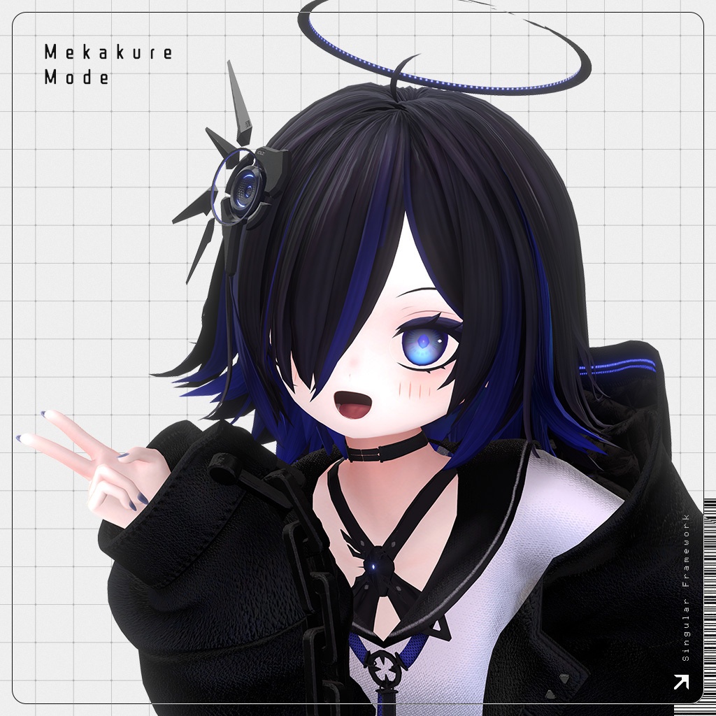 Nebulowl - ねびゅろーる - 【オリジナル3Dモデル】