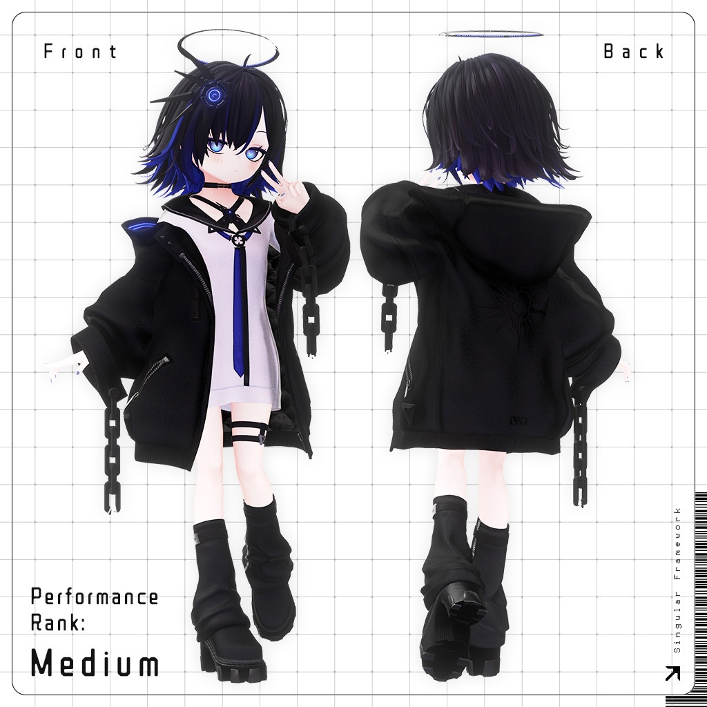Nebulowl -ねびゅろーる- 【オリジナル3Dモデル】