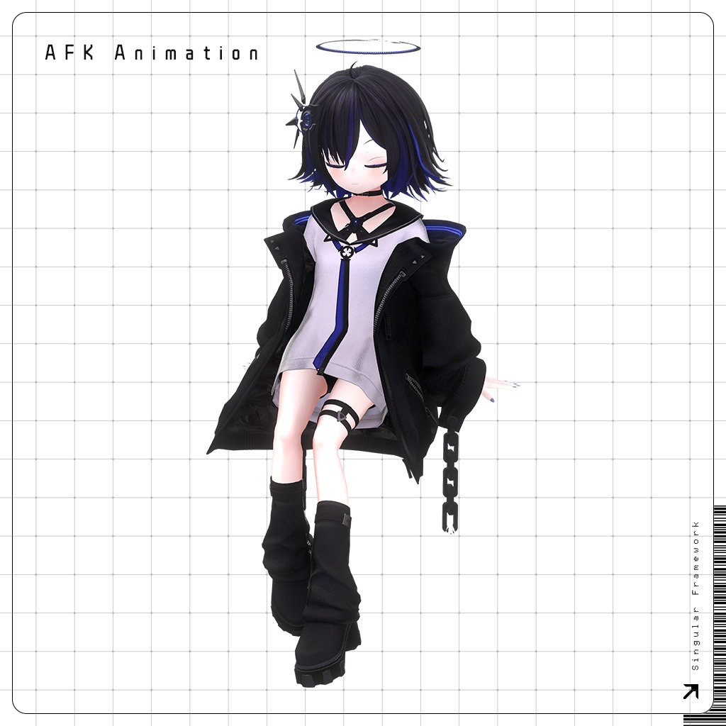Nebulowl -ねびゅろーる- 【オリジナル3Dモデル】