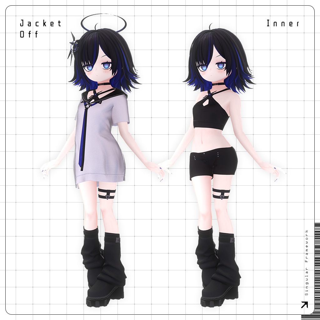 Nebulowl -ねびゅろーる- 【オリジナル3Dモデル】