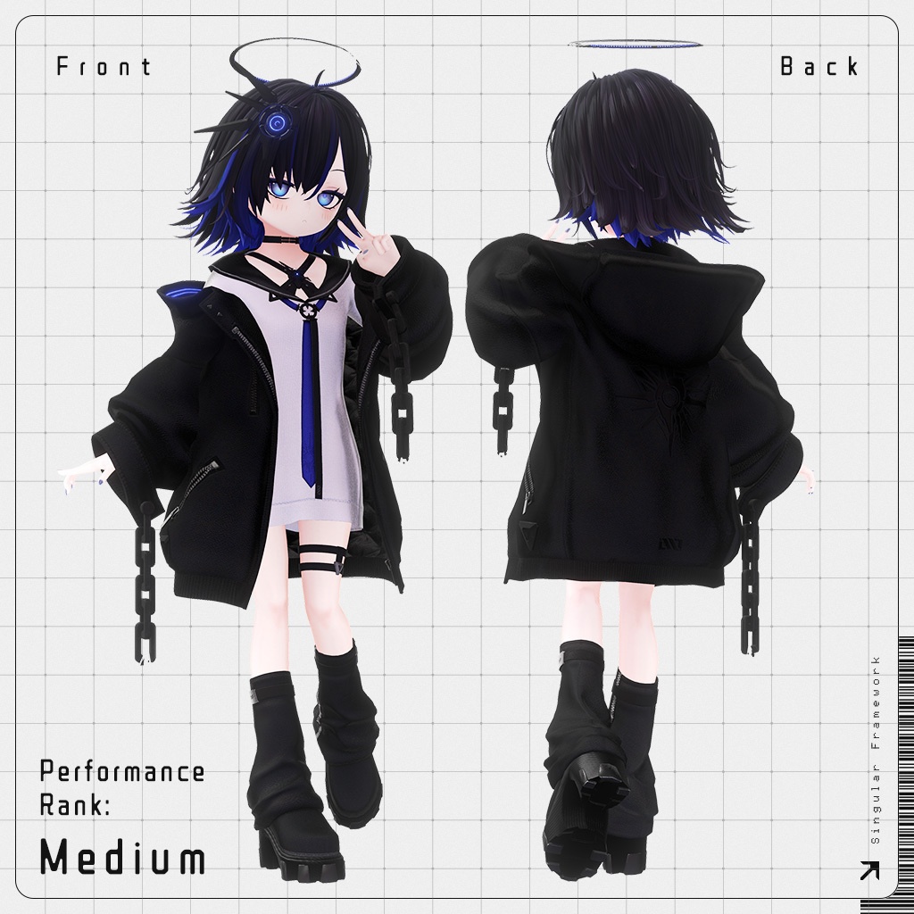 Nebulowl - ねびゅろーる - 【オリジナル3Dモデル】