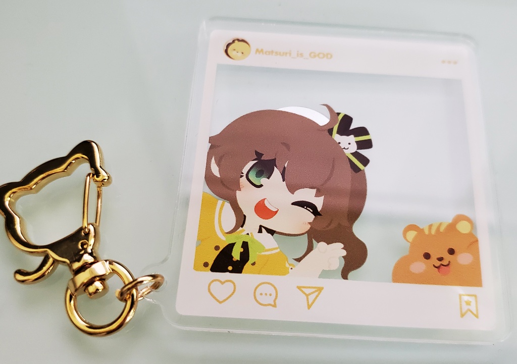 【非公式】まつりちゃんのイ●スタ風アクキー