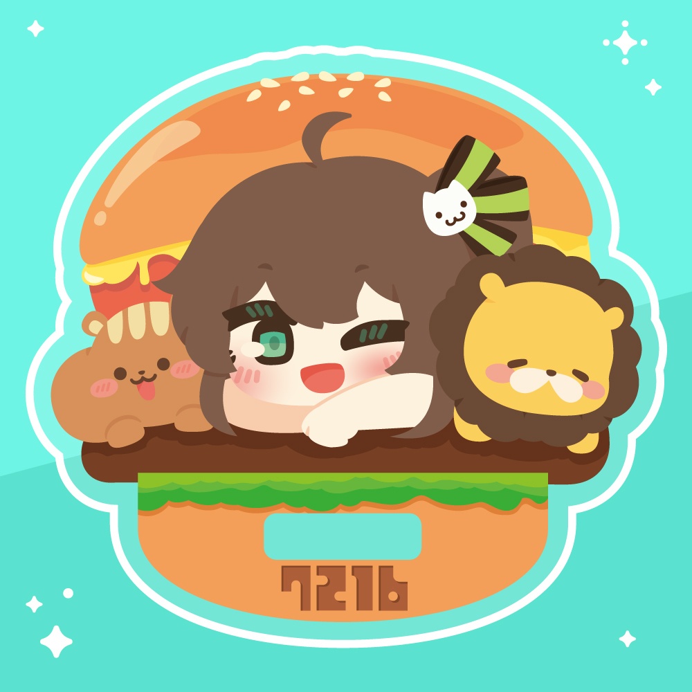 ゆらゆら夏色バーガーアクスタ