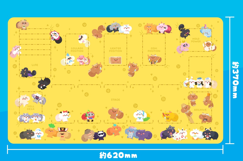 まつりすなラバーマット