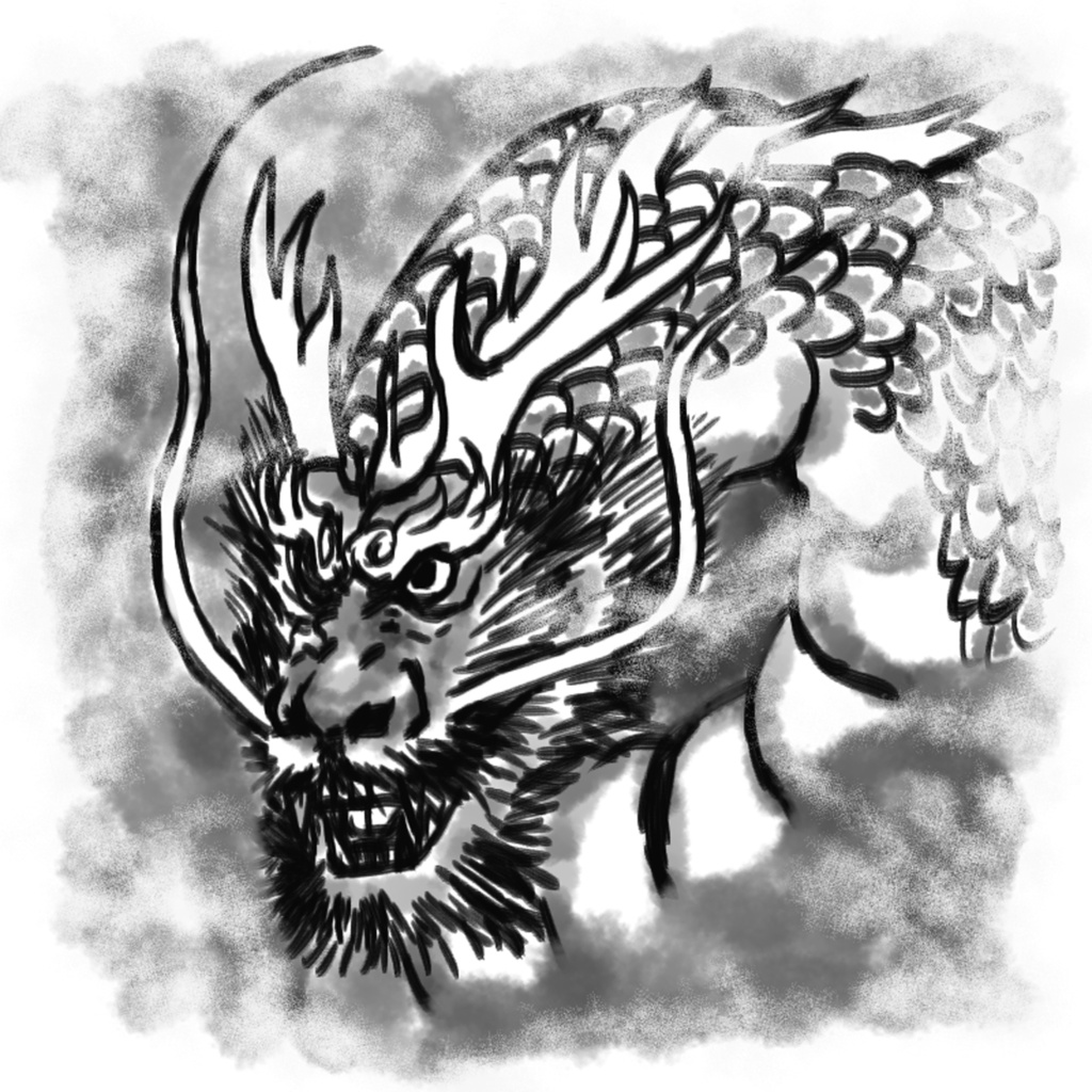 龍トートバッグM