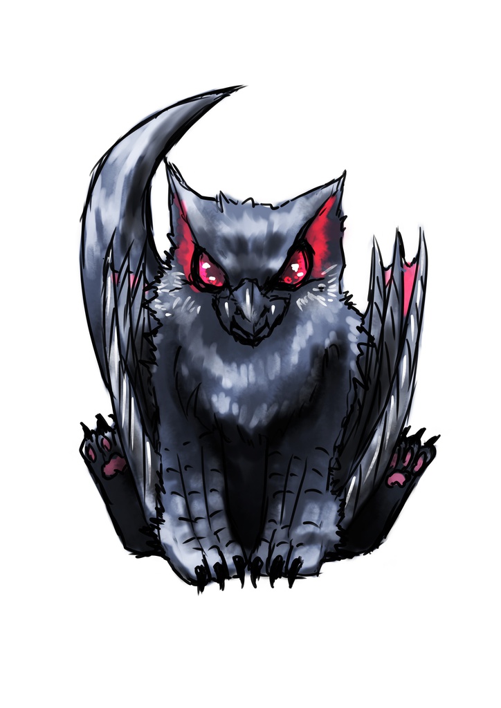 白疾風ナルガクルガアクリルキーホルダー