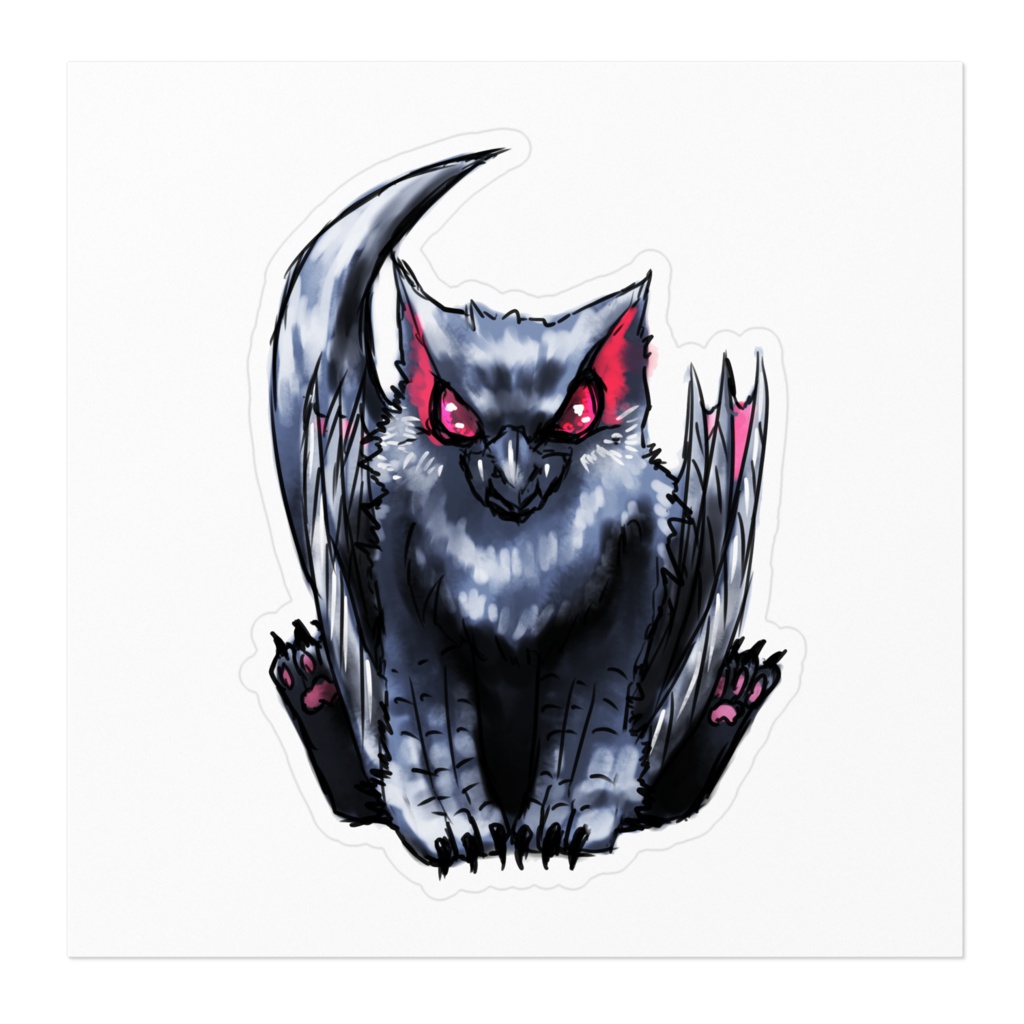 白疾風ナルガクルガステッカー