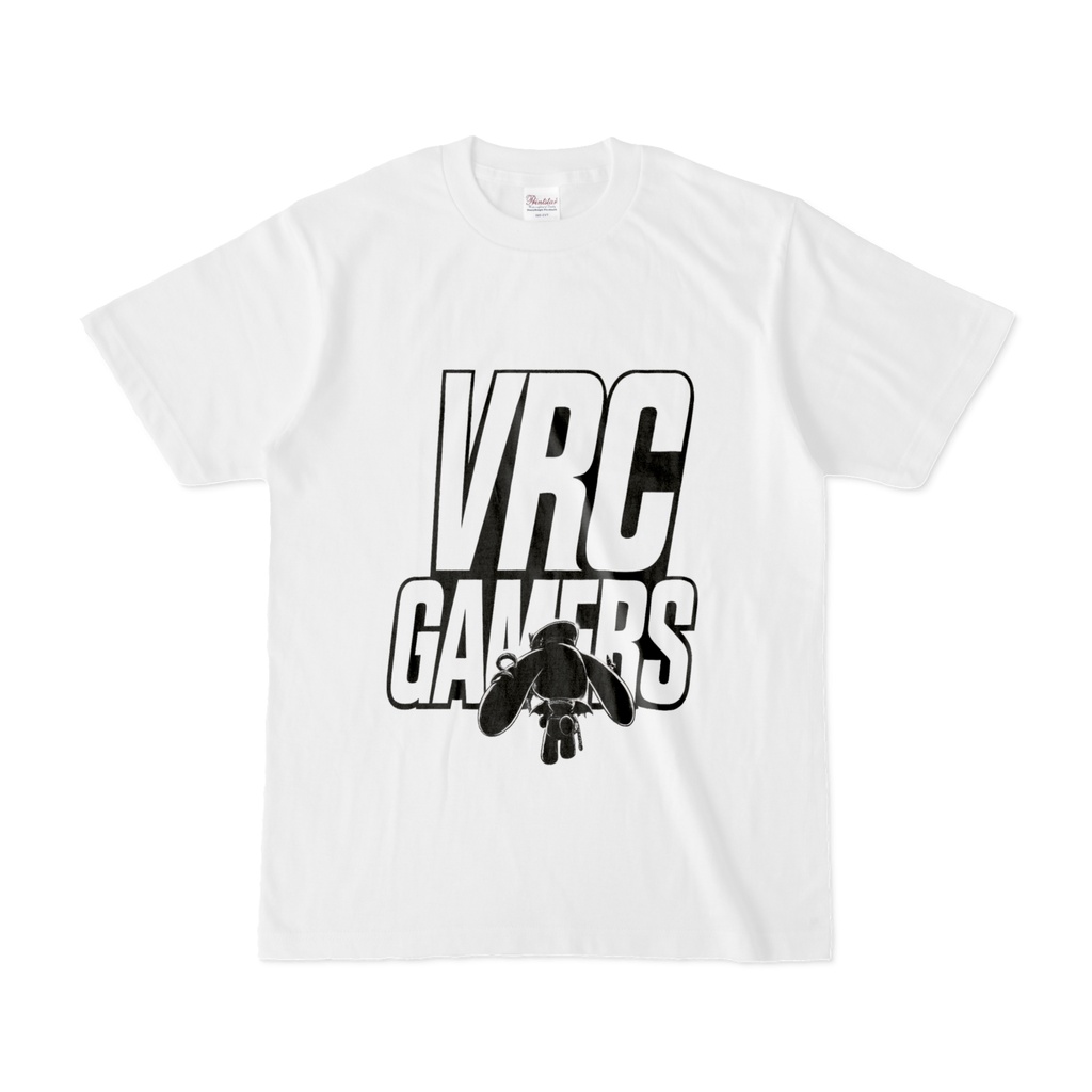 VRCゲーマーズ ロゴ&背中で語るぽっぷちゃんTシャツ