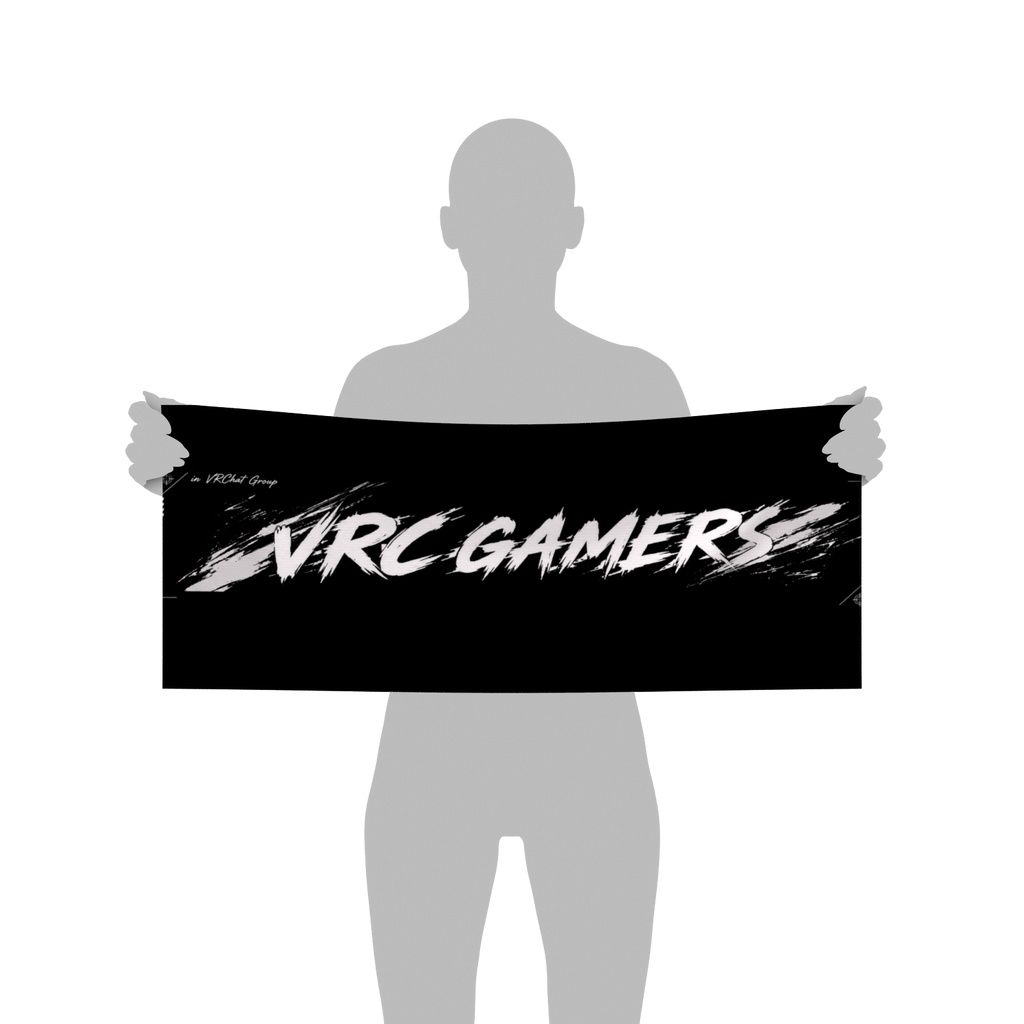 VRCゲーマーズ ロゴのみフェイスタオル