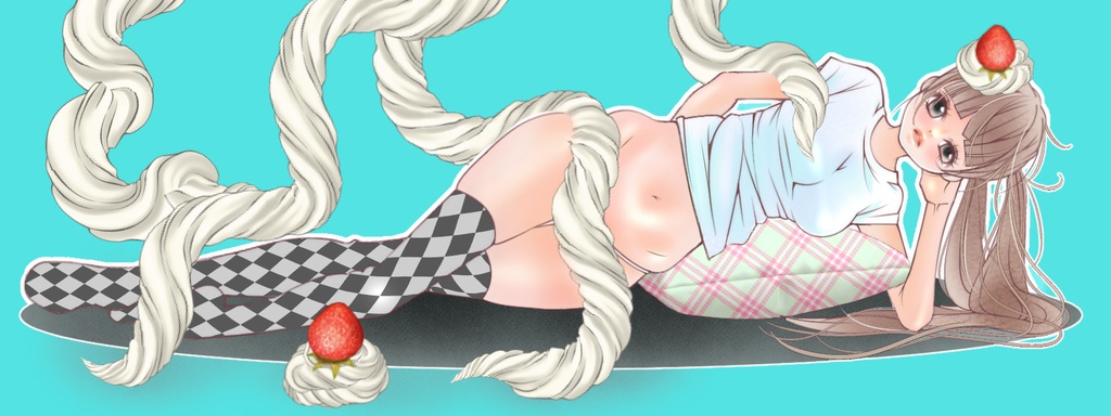 生クリーム布団で幸せ。