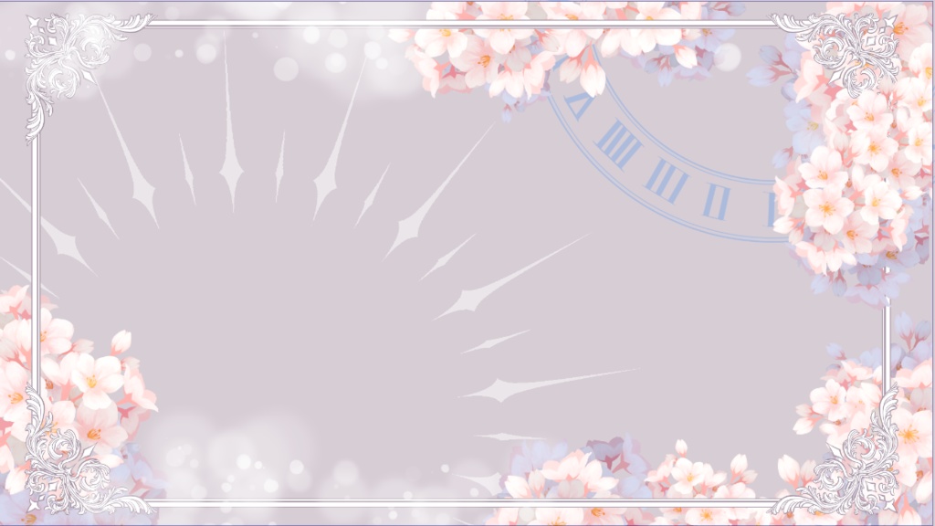 配信用背景-桜-無料