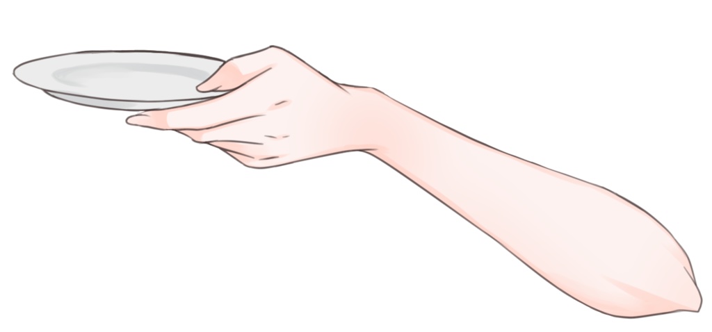 VTuber向け / 配信向け 食事用の手素材