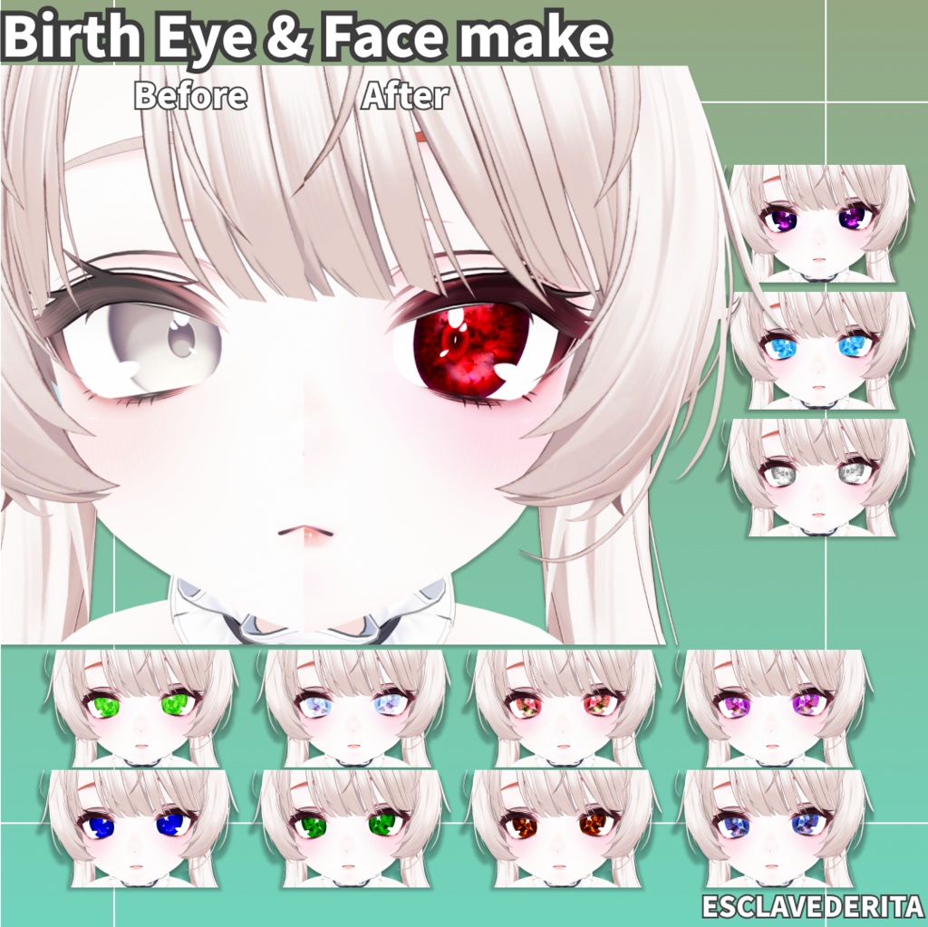 BirthStone eye tex & make up 【 Milfy / Eku 】